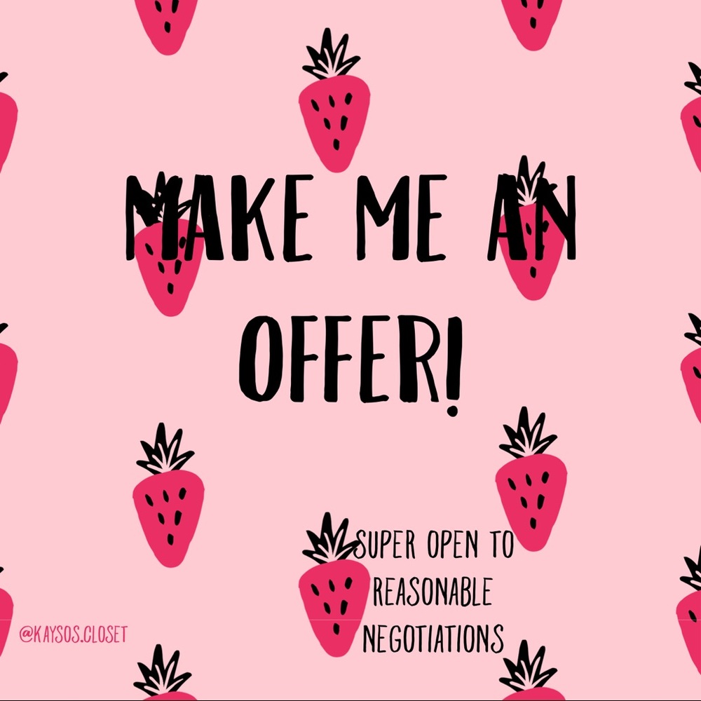MAKE ME AN OFFER!!!~~
